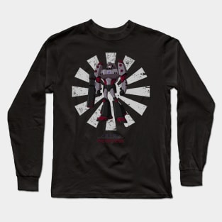 Megatron Retro Japanese Transformers Long Sleeve T-Shirt